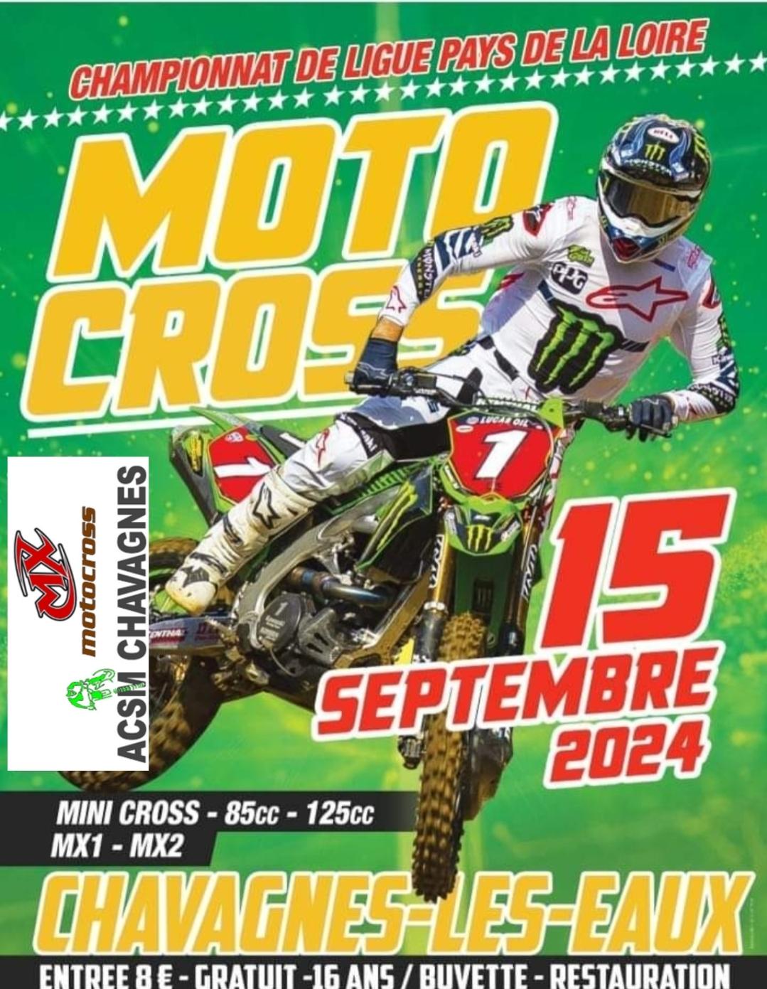 Affiche motocross 2024